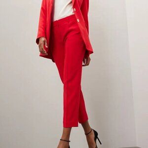 Michael Kors Crepe Red Slim Pants 4